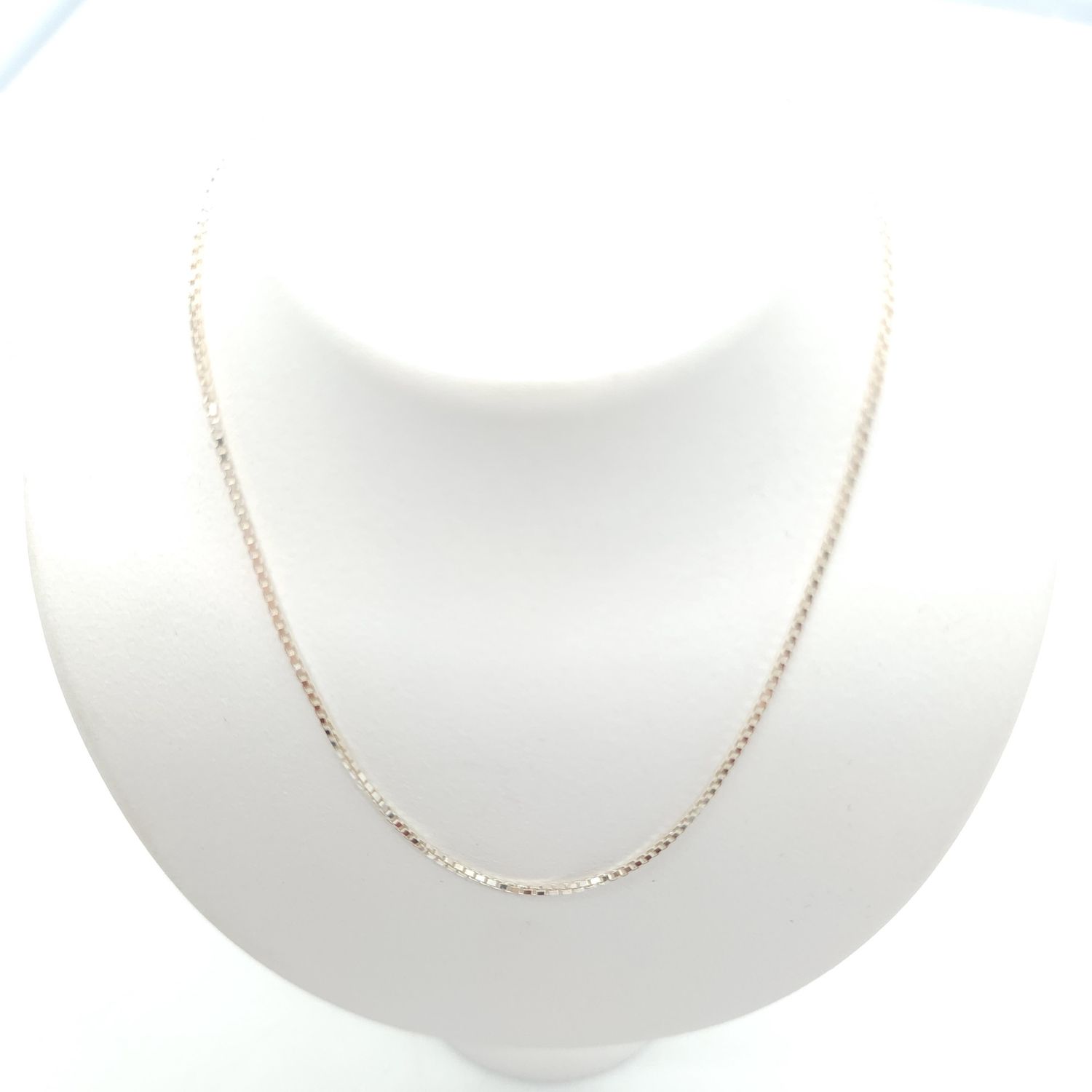 Sterling Silver Box Chain Size: 16&quot;