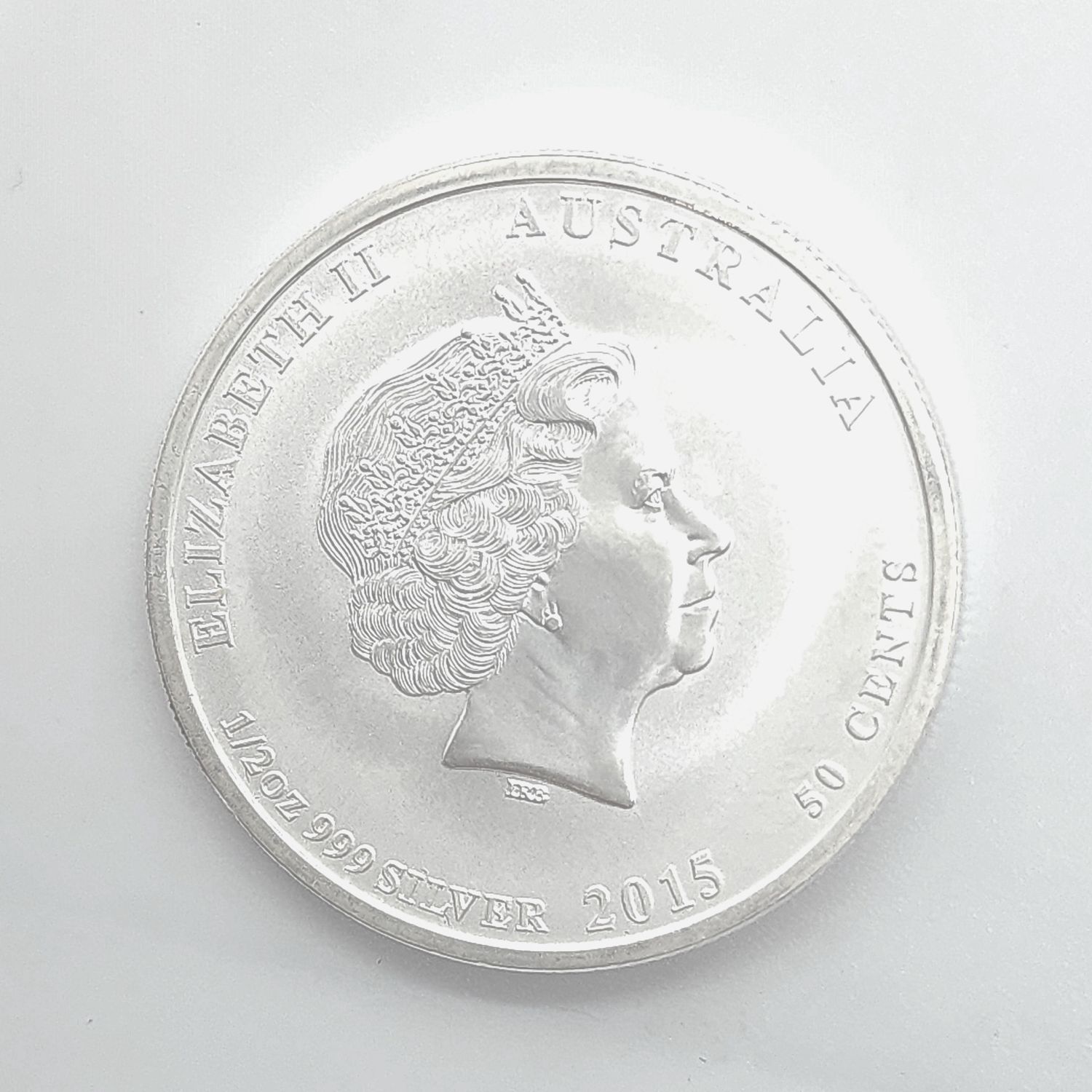 2015 Elizabeth II Australia 1/2oz Silver Round