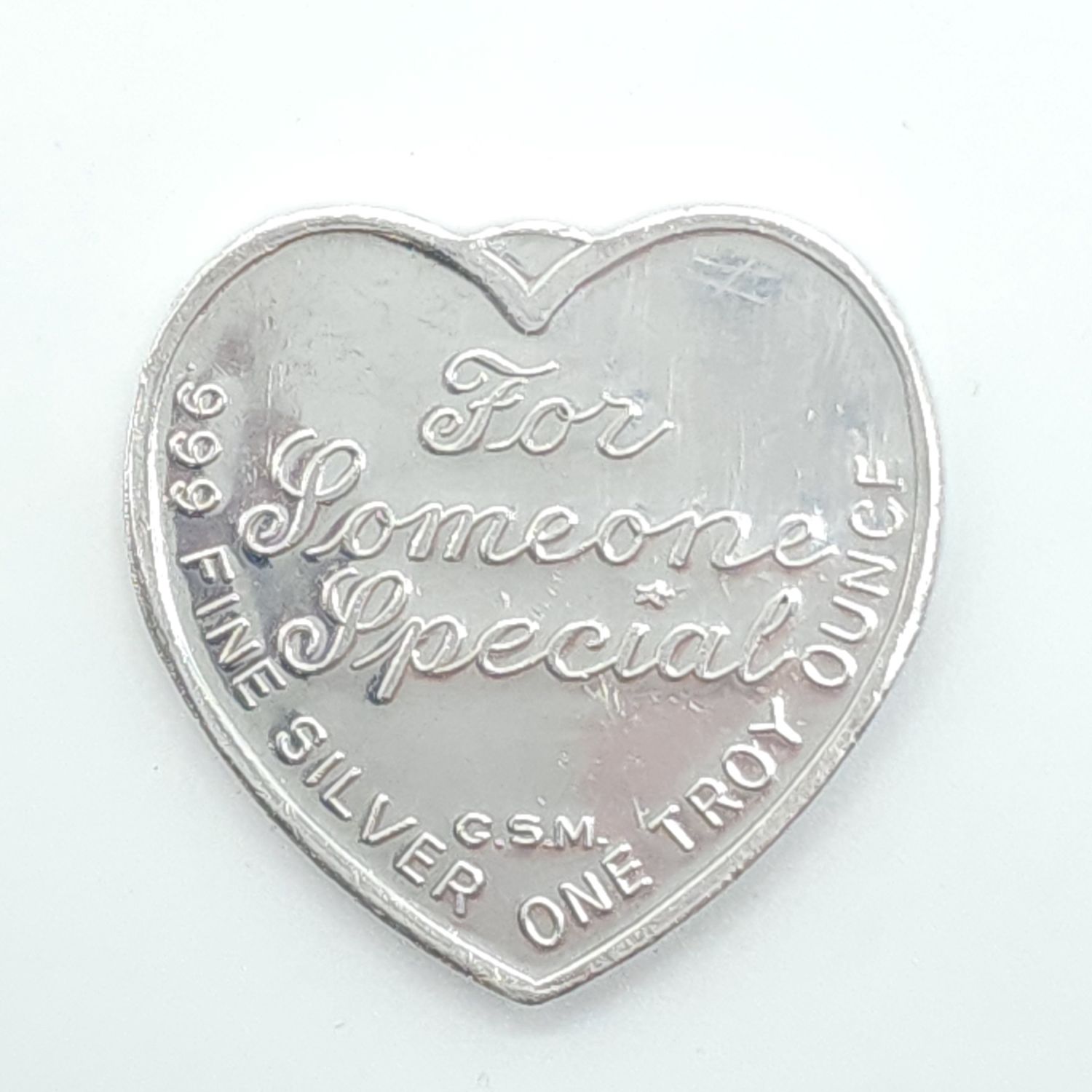 1oz Silver Heart For Someone Special