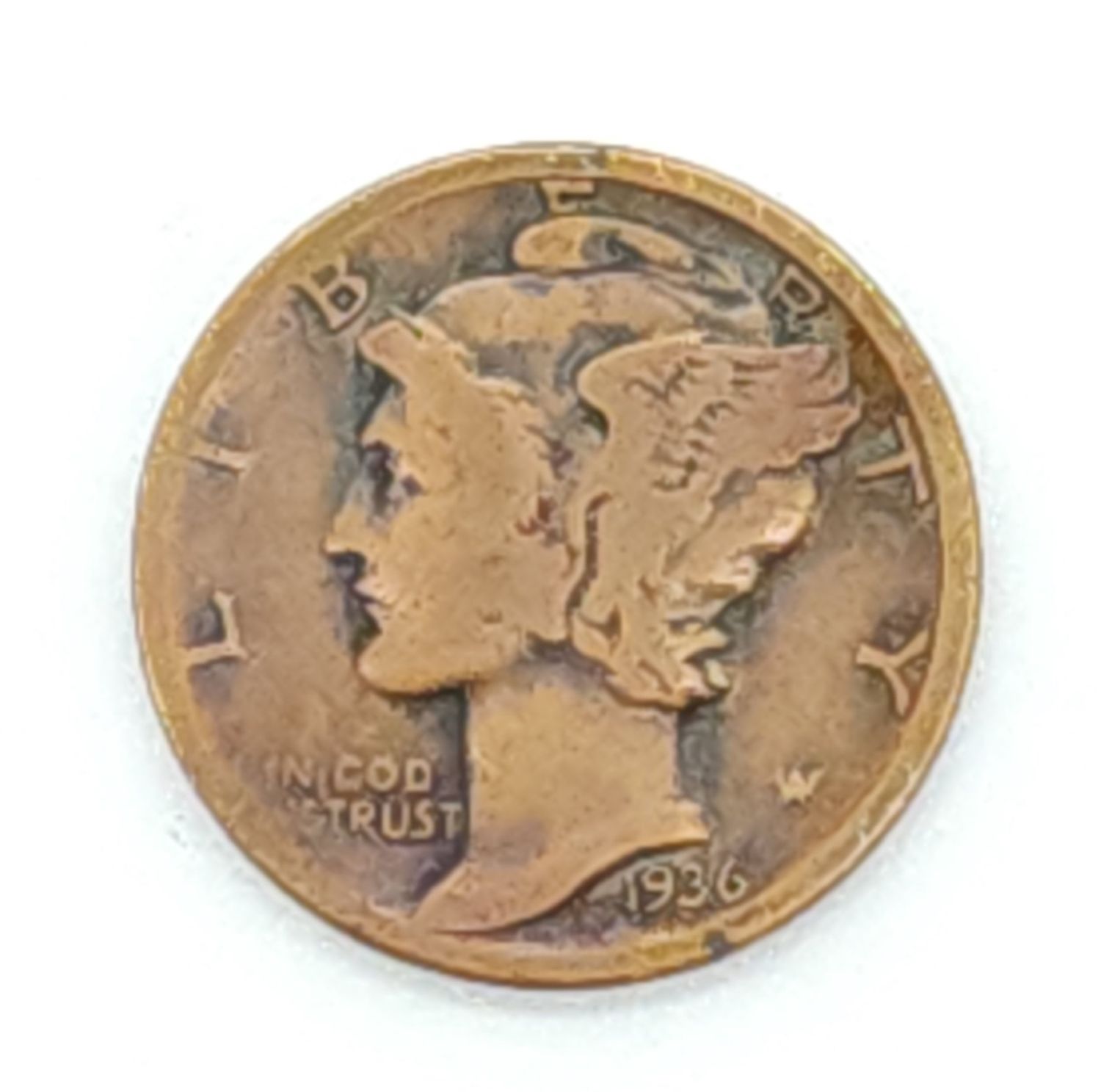 1936 Mercury Dime