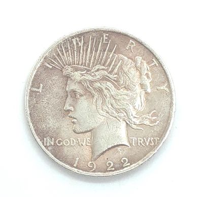 1922 Peace Silver Dollar.....