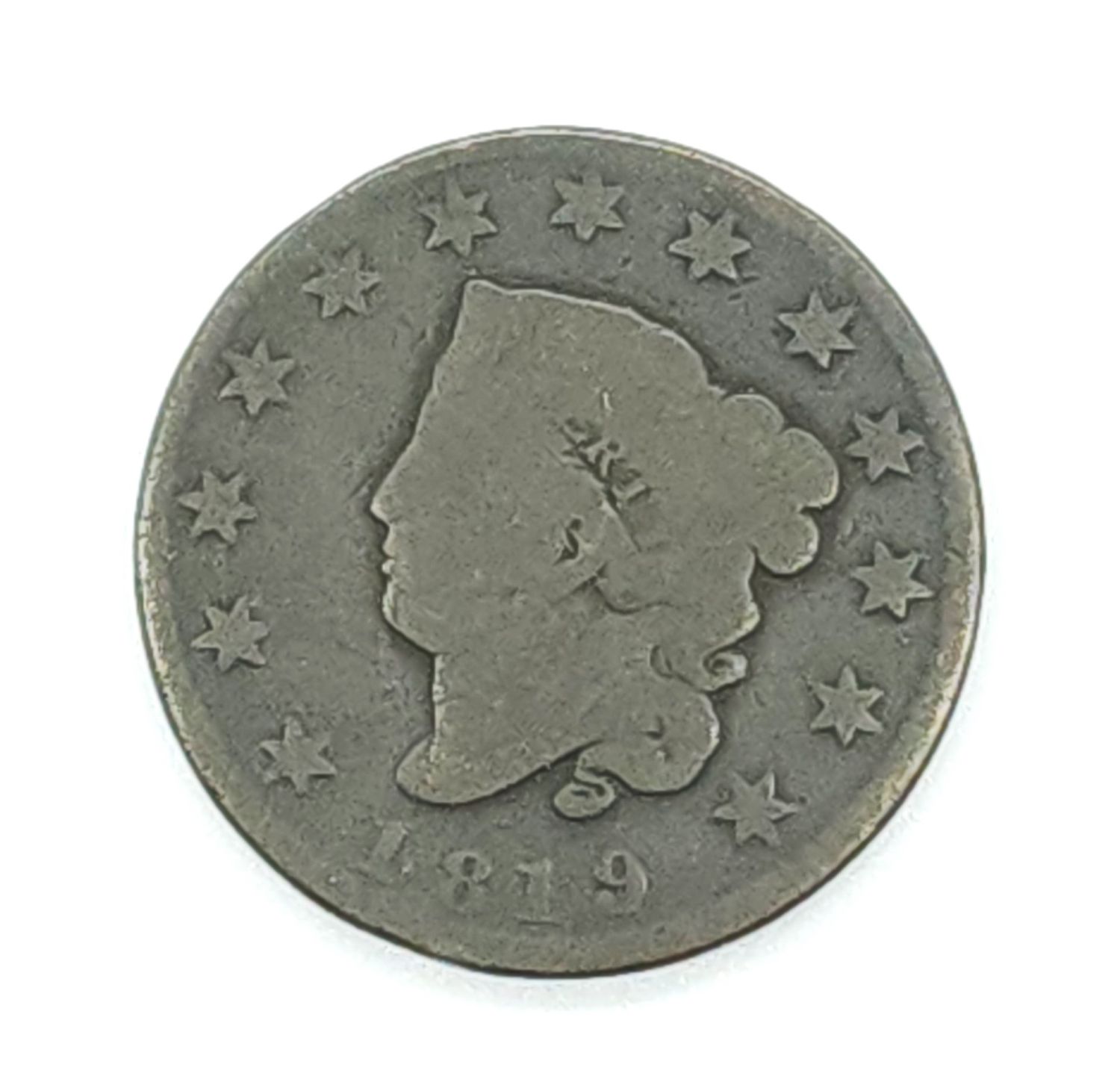 1819 Large Cent/Coronet Head Cent