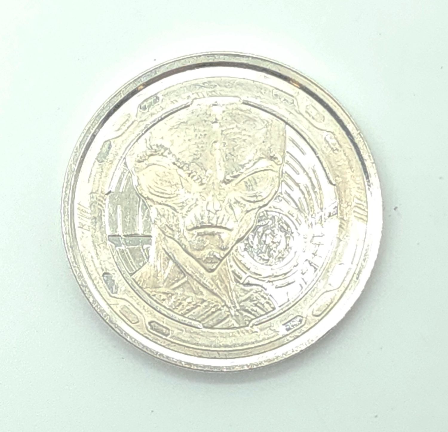 1oz 2022 Republic of Ghana Space Alien 5 Cedis
