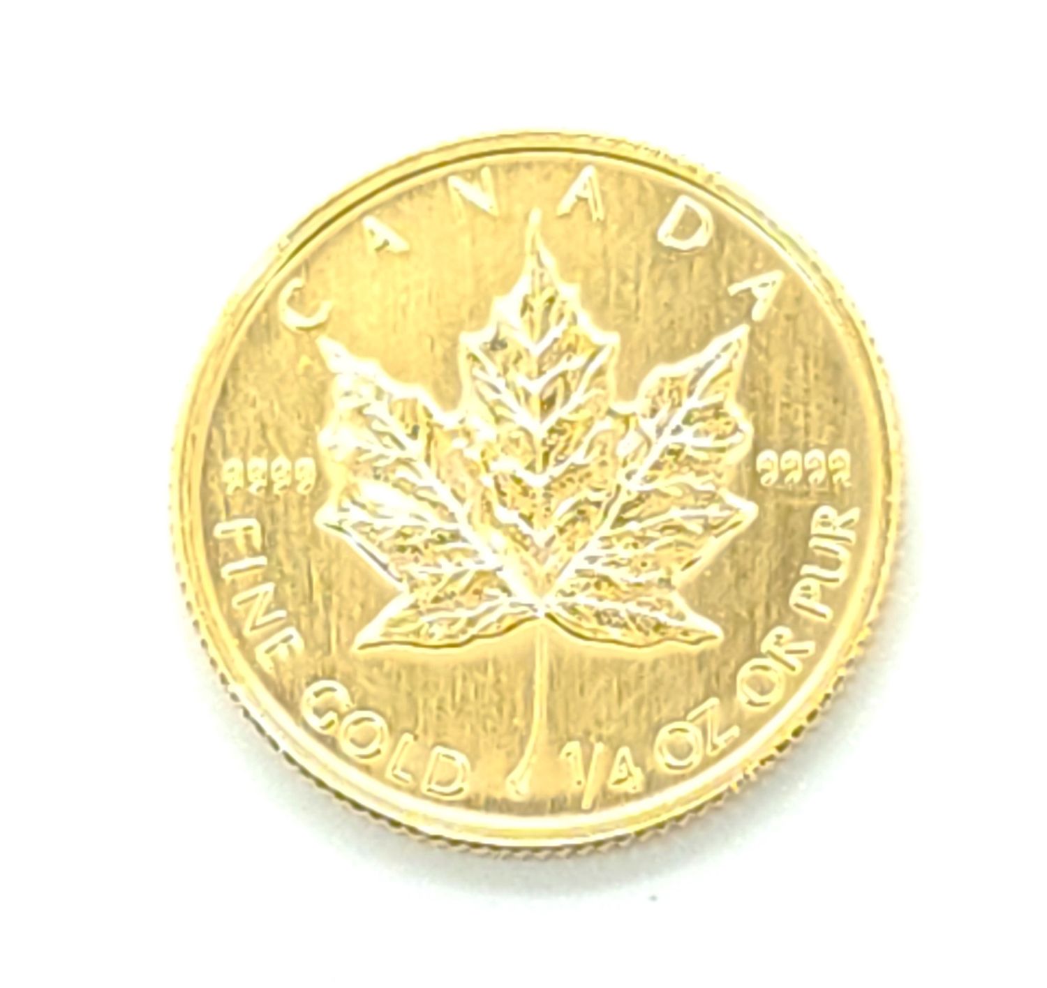 1993 1/4oz $10 Canadian Gold Maple Coin