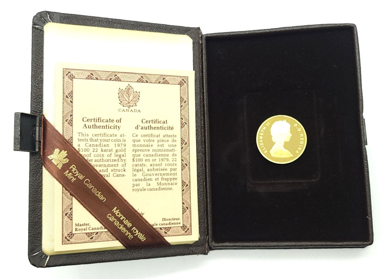 1979 1/2oz $100 Year of the Child Canadian Gold Proof Coin