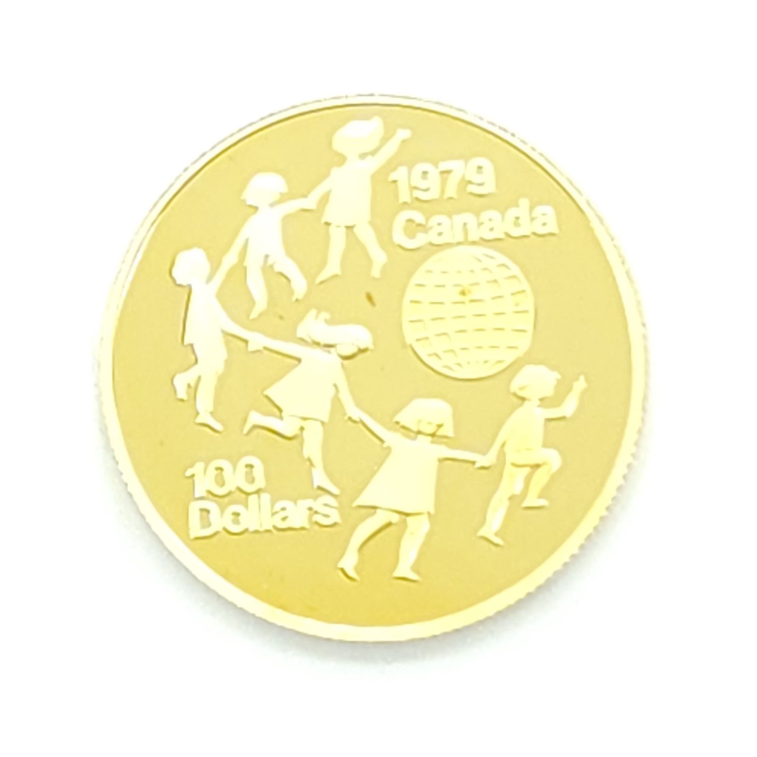 1979 1/2oz $100 Year of the Child Canadian Gold Proof Coin.