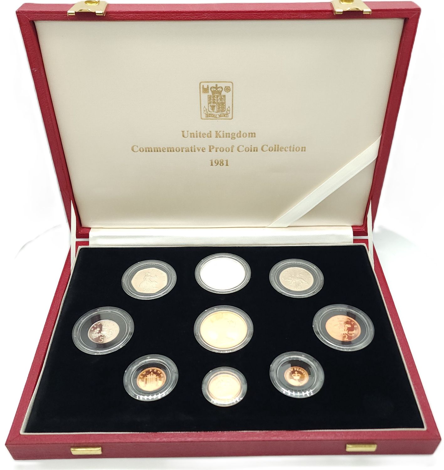 1981 UK Commemorative Proof Gold and Silver Coin Collection