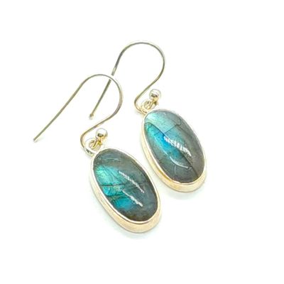 Sterling Silver Labradorite Dangle Earrings