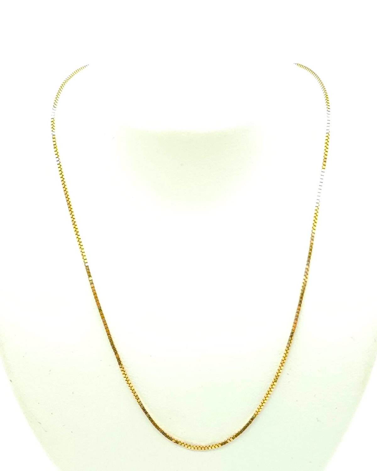 14k Box Chain Size: 24&quot;