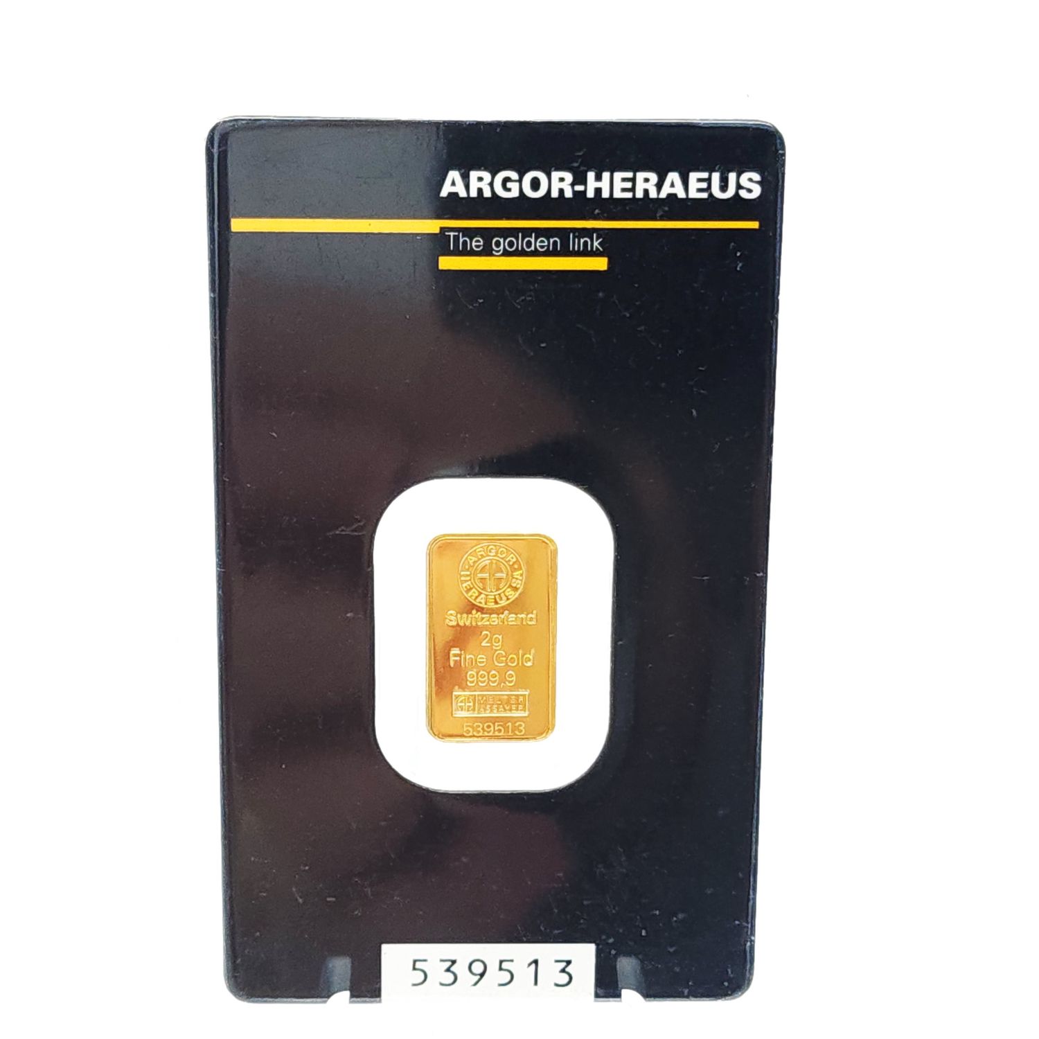 2g ARGOR-HERAEUS Gold Bar