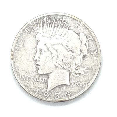 1934-S Peace Silver Dollar