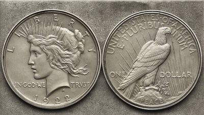 1922 Peace Silver Dollar- Random Coin