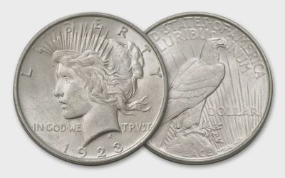 1923 Peace Silver Dollar-  Random Coin