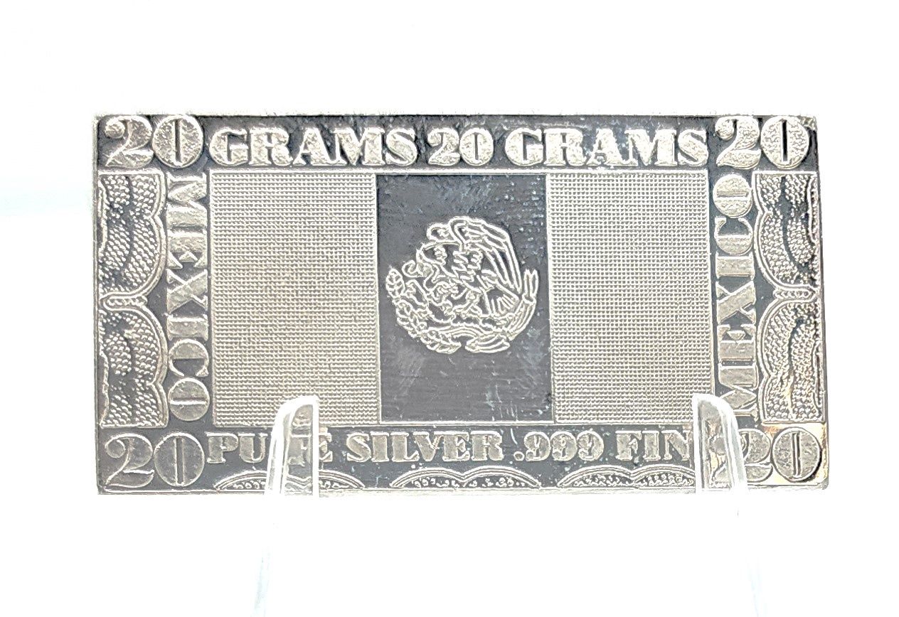20g Mexico Silver Ingot from The Silver Mint