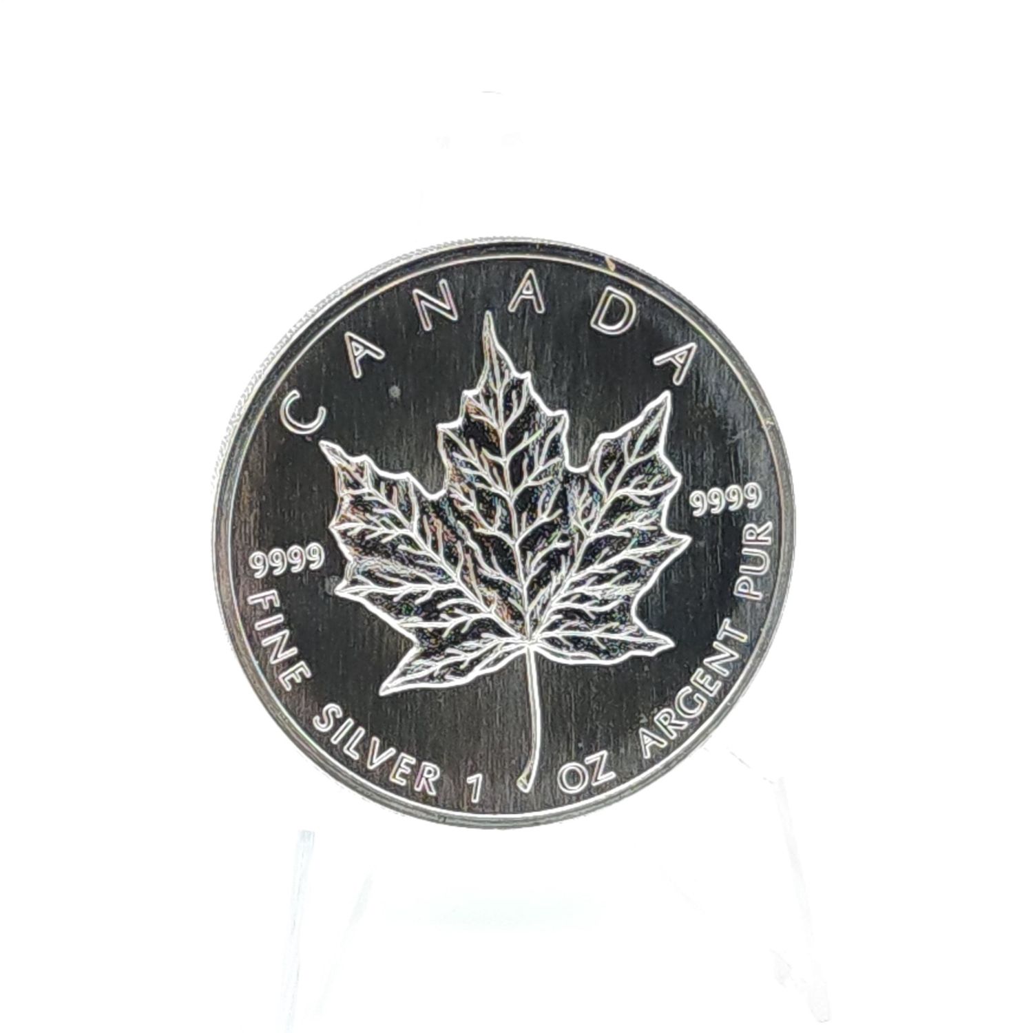 1988 Silver Canadian $5 Maple