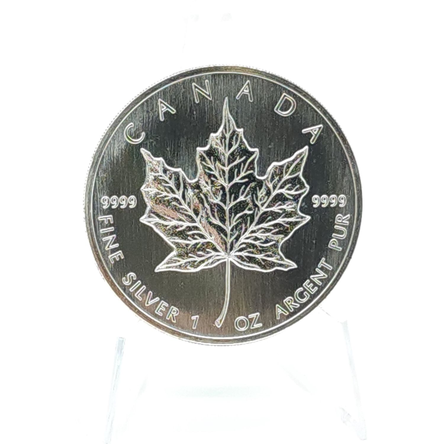 1989 Silver Canadian $5 Maple