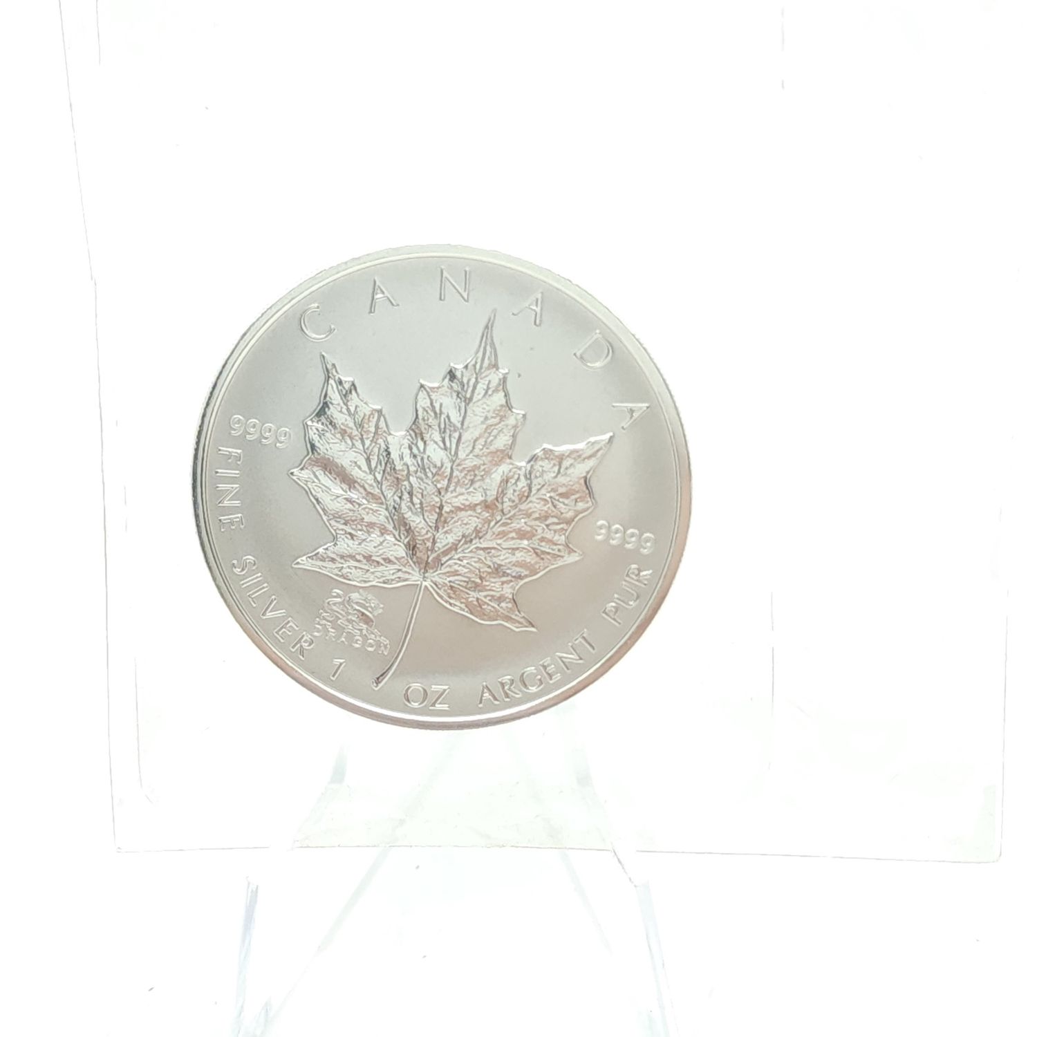 2000 Silver Canadian $5 Maple.