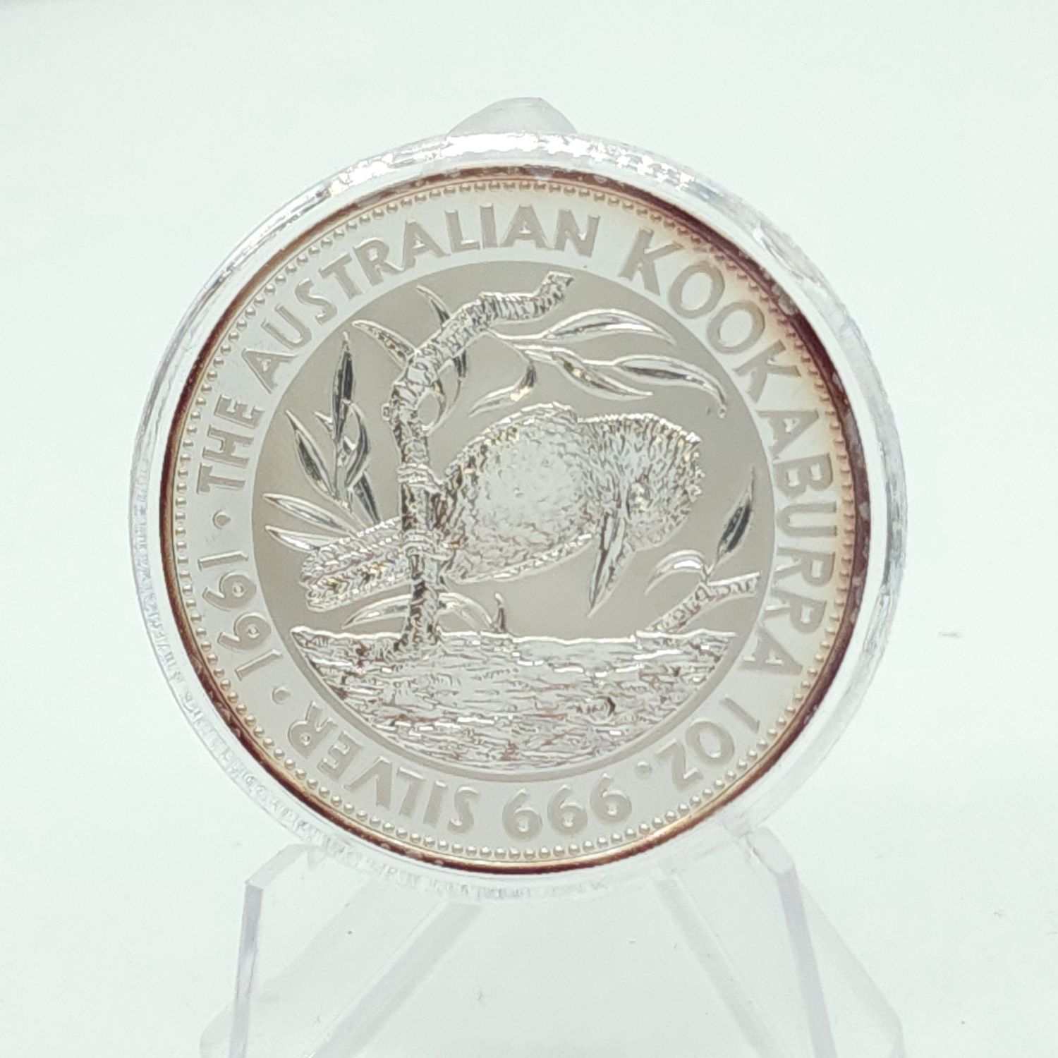 1991  Silver Australian Kookaburra