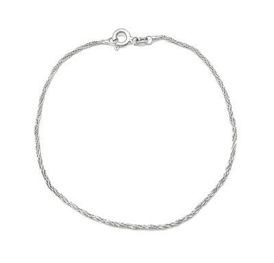 Sterling Silver Bracelet Size:  8&quot;