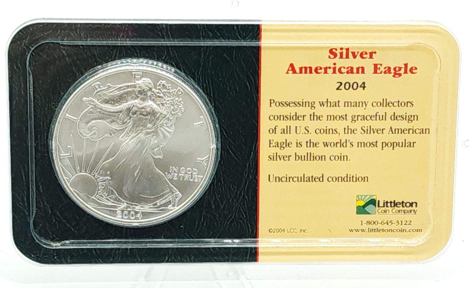 2004 American Silver Eagle in Littleton Pack