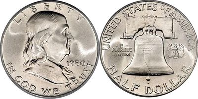 90% Franklin Half Dollar (1948-1963)