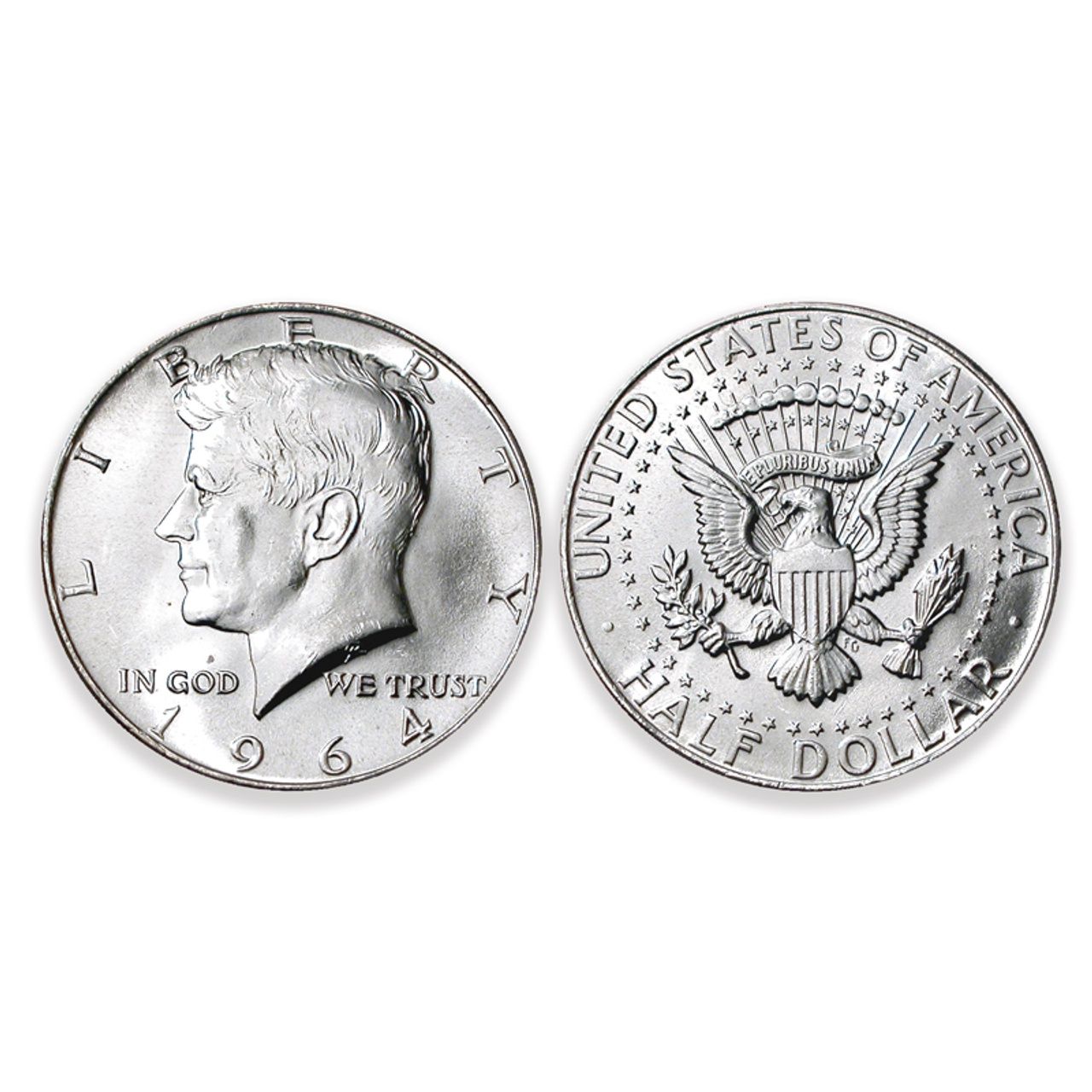 90% Kennedy 1/2 Dollar (1964)