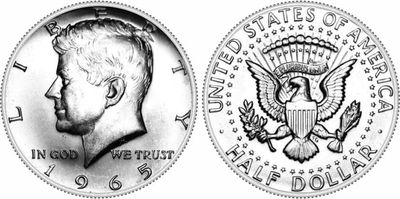 40% Kennedy Half Dollar (1965-1970)
