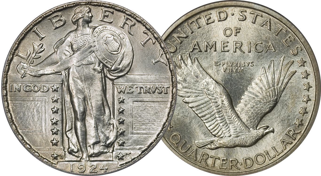 90% Standing Liberty Quarter (1916-1930)