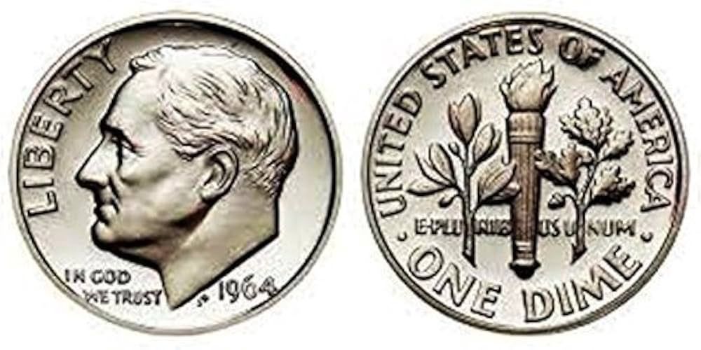 90% Roosevelt Dimes (1946-1964)