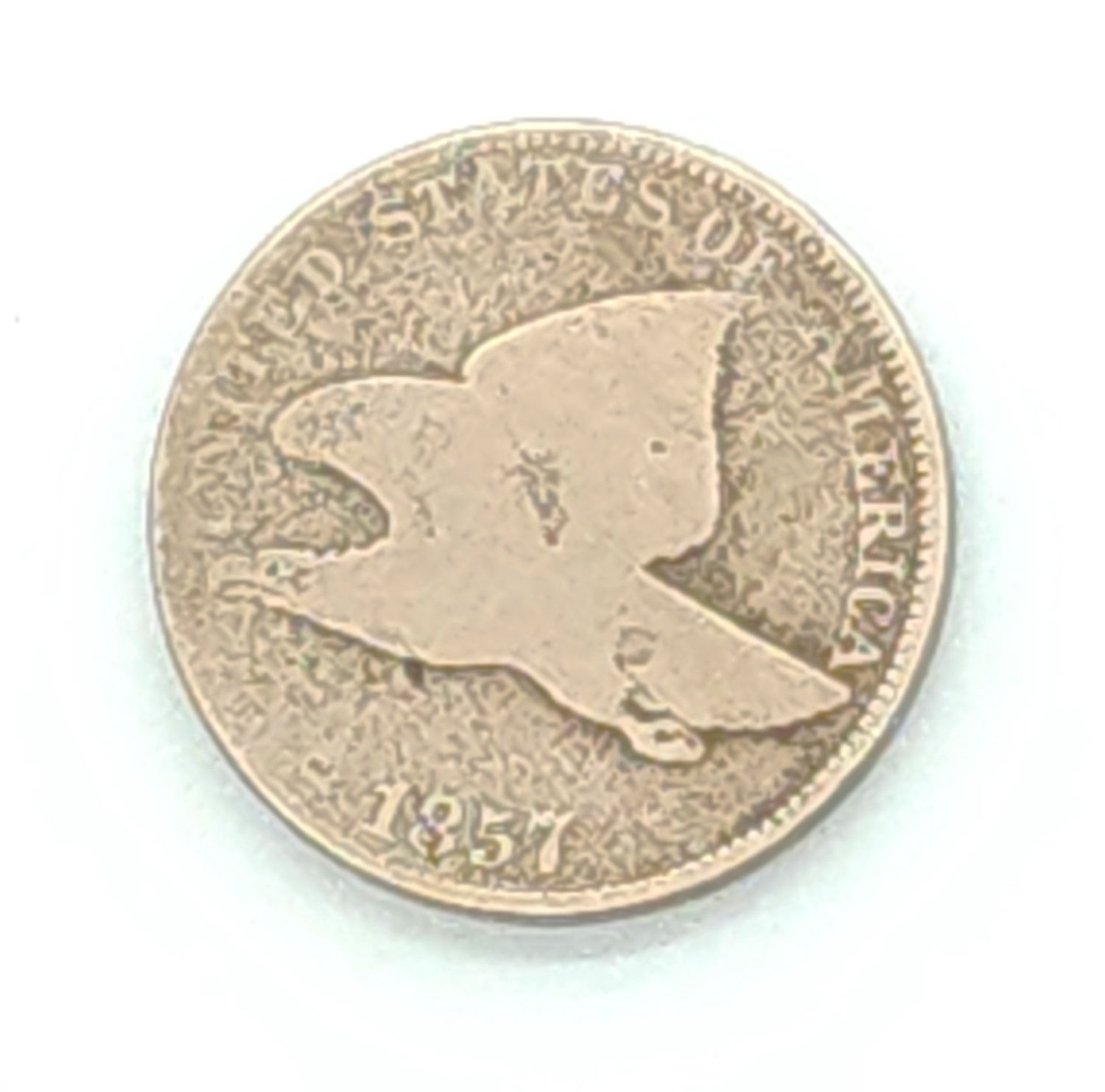 1857 Flying Eagle Cent.