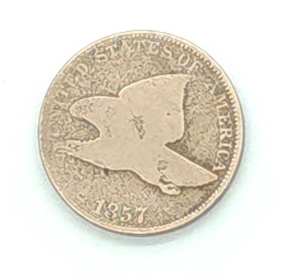 1857 Flying Eagle Cent.