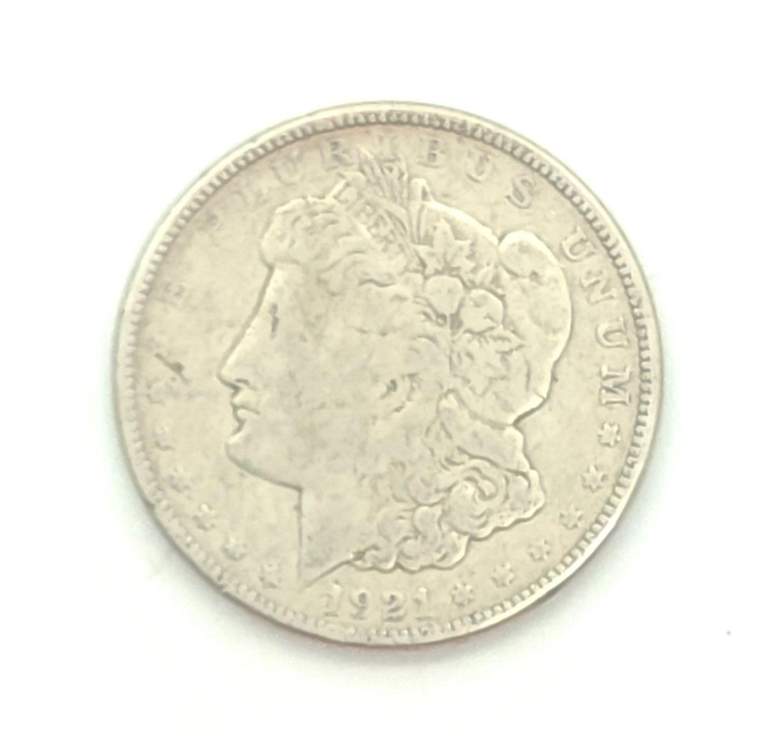 1921-S Morgan Silver Dollar.