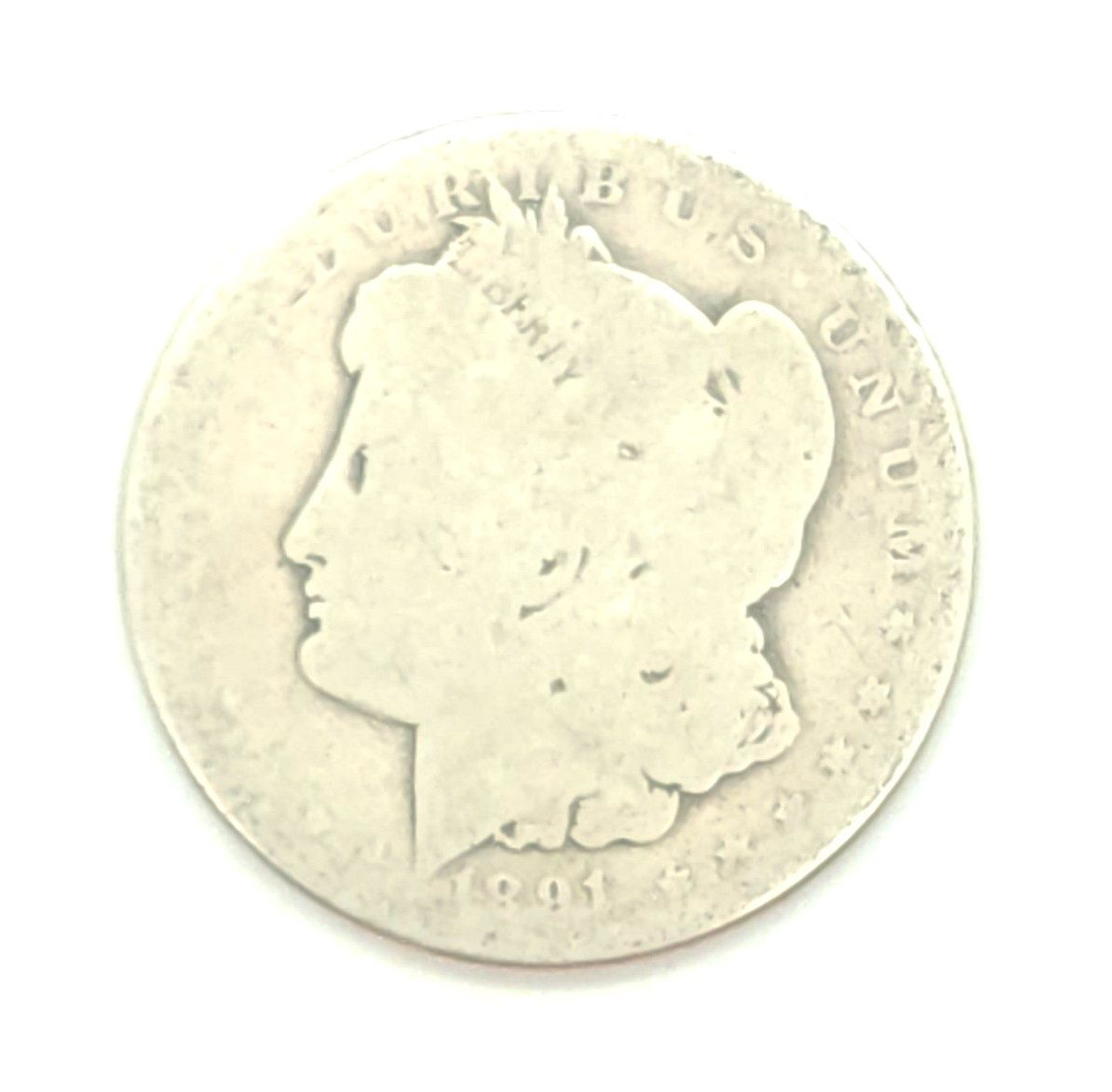 1891-O Morgan Silver Dollar.