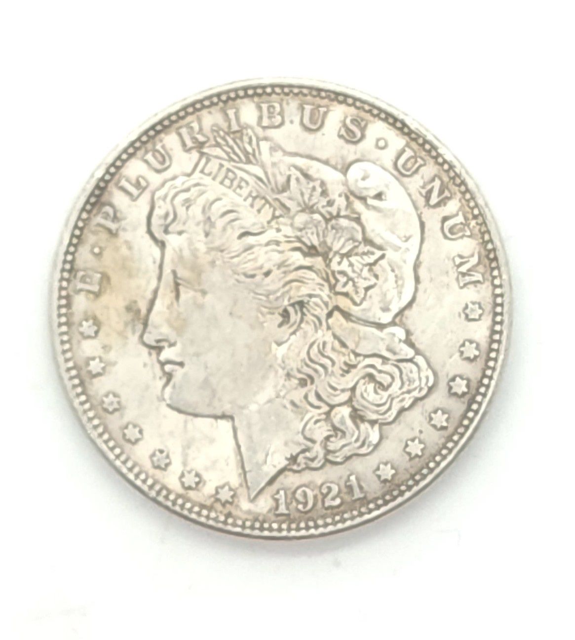 1921 Morgan Silver Dollar    .