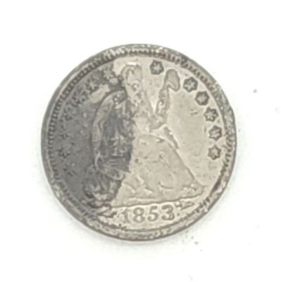 1853 Seated Liberty Half Dime