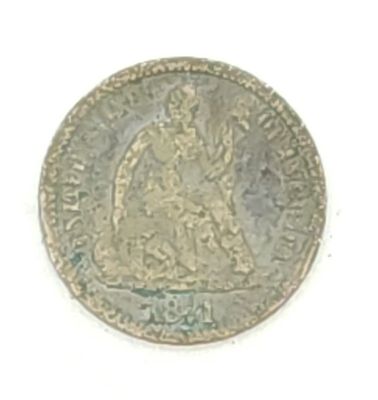 1871 Seated Liberty Half Dime