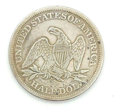 1863-S Seated Liberty Half Dollar