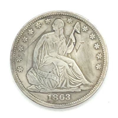 1863-S Seated Liberty Half Dollar