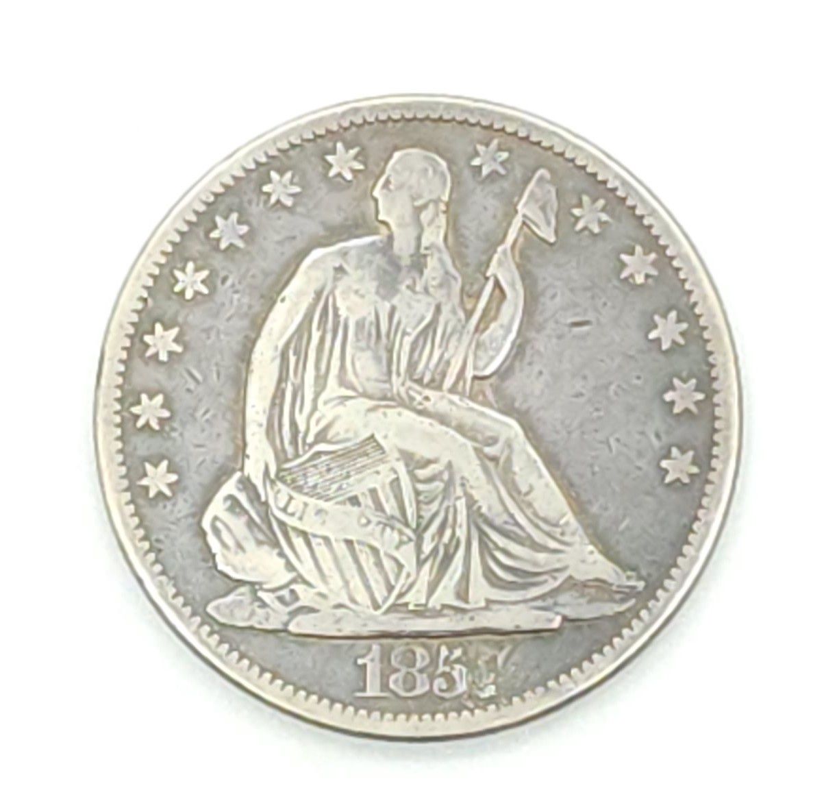 1857-O Seated Liberty Half Dollar