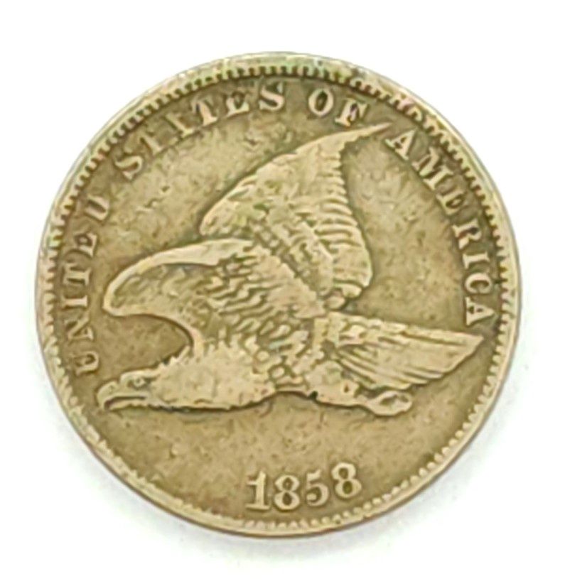1858 Flying Eagle Cent.