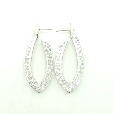 Sterling Silver Hammered Earrings