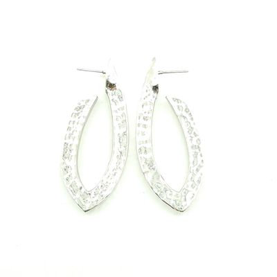 Sterling Silver Hammered Earrings