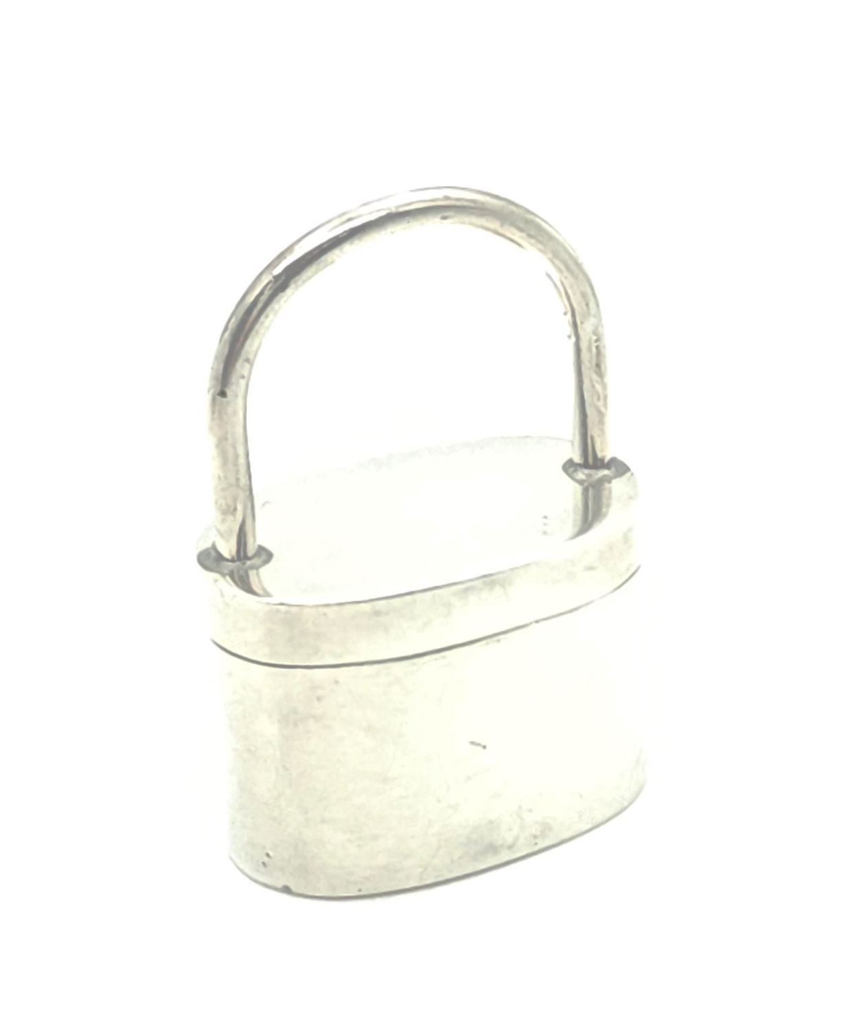 Sterling Silver Opening Lock Pendant