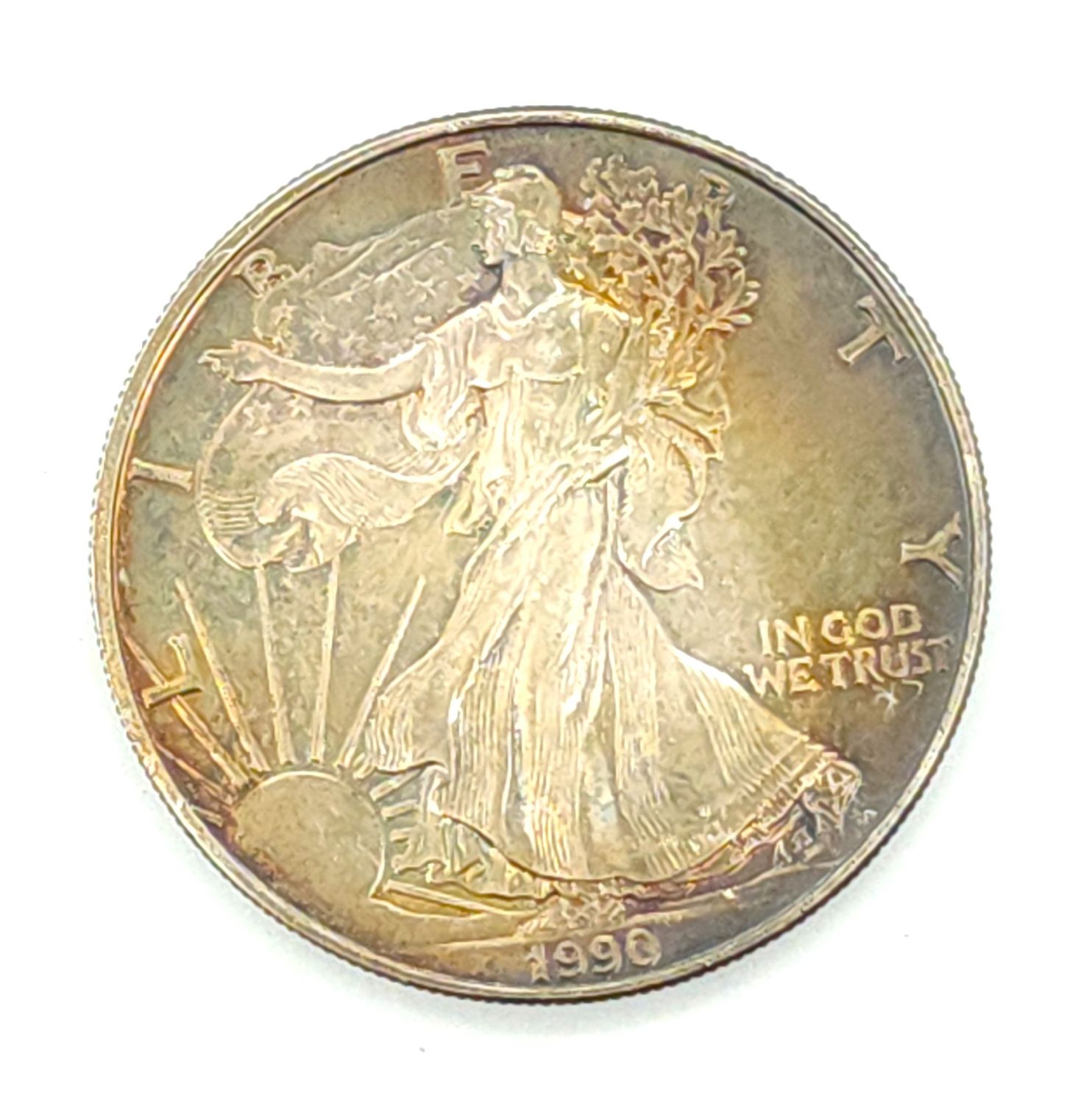 1990 American Silver Eagle .