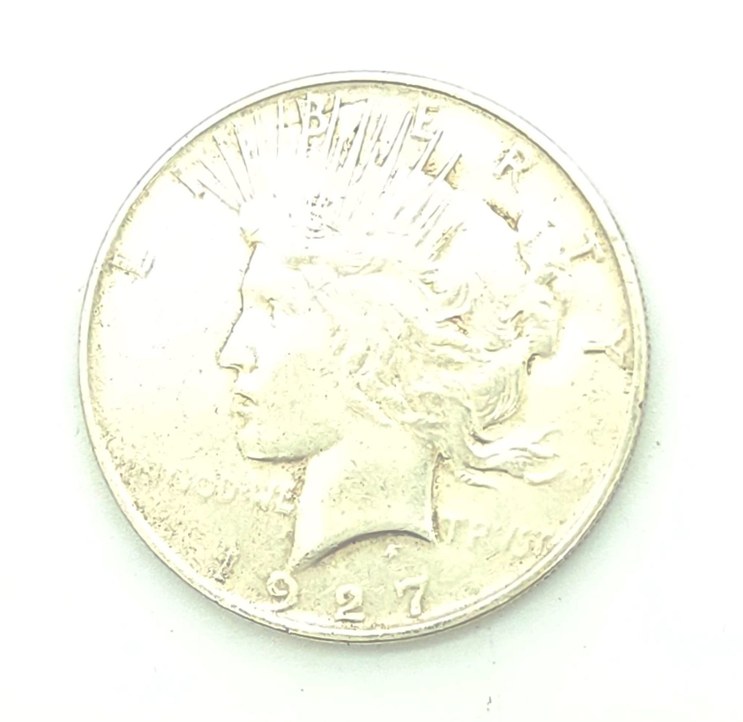 1927-D Peace Silver Dollar