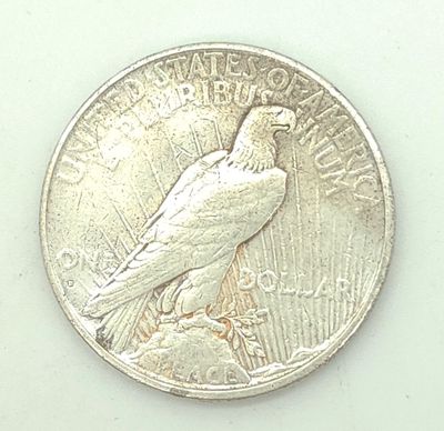 1934-D Peace Silver Dollar - Double Die Obverse.