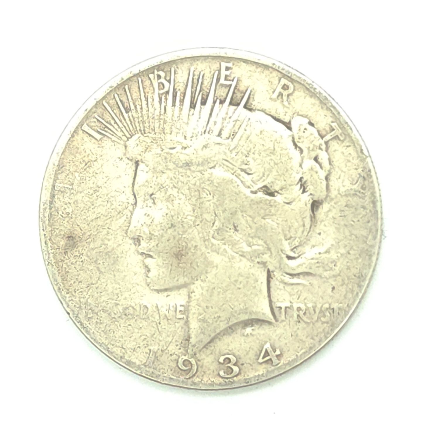 1934-S Peace Silver Dollar .