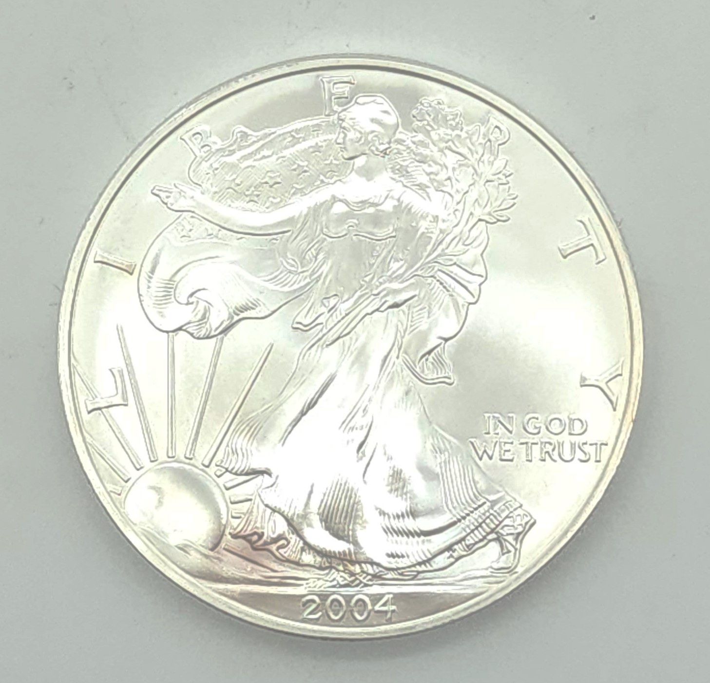 2004 American Silver Eagle .