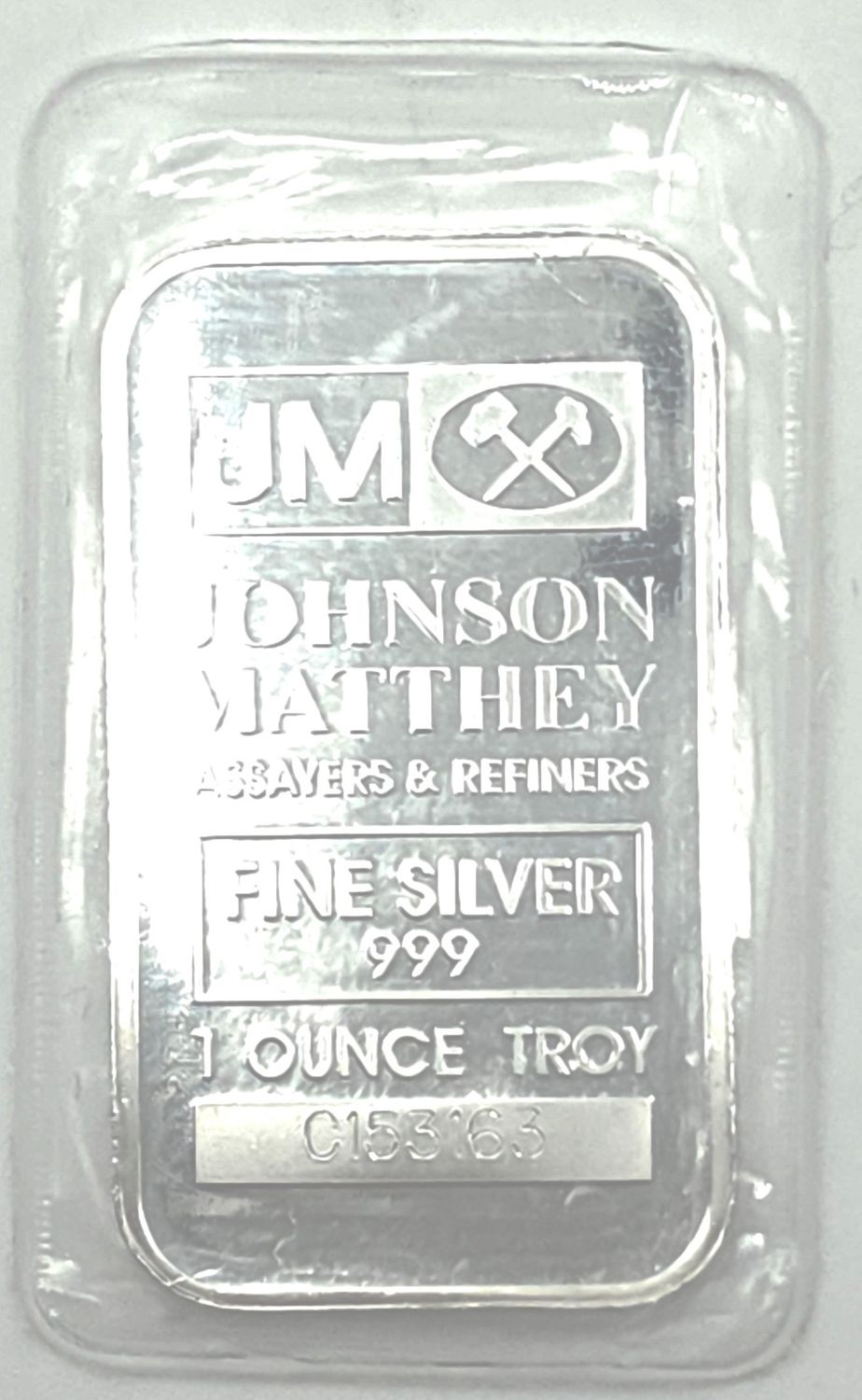 1oz Silver JM Bar