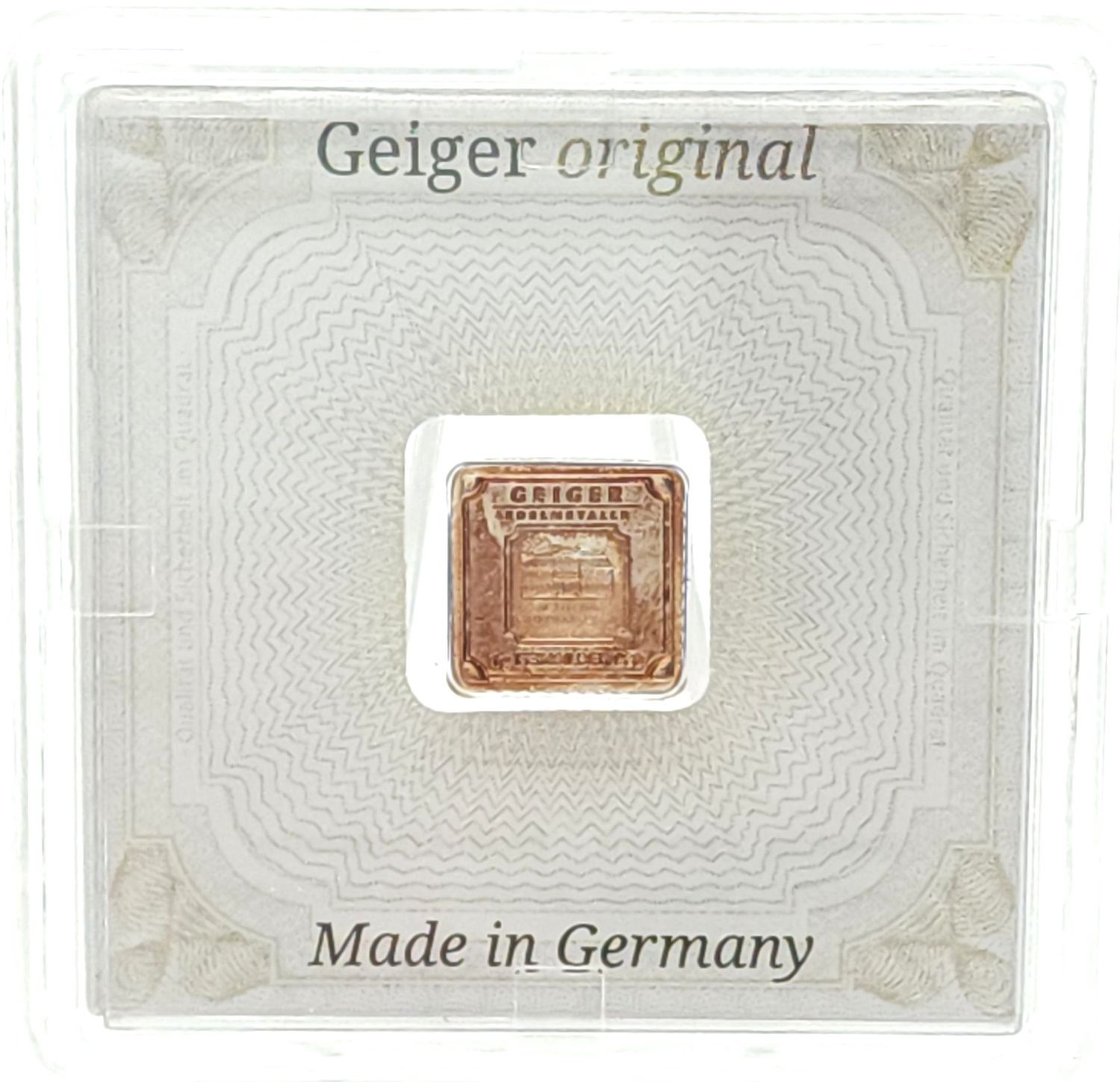 1g Geiger Silver Bar in Capsule